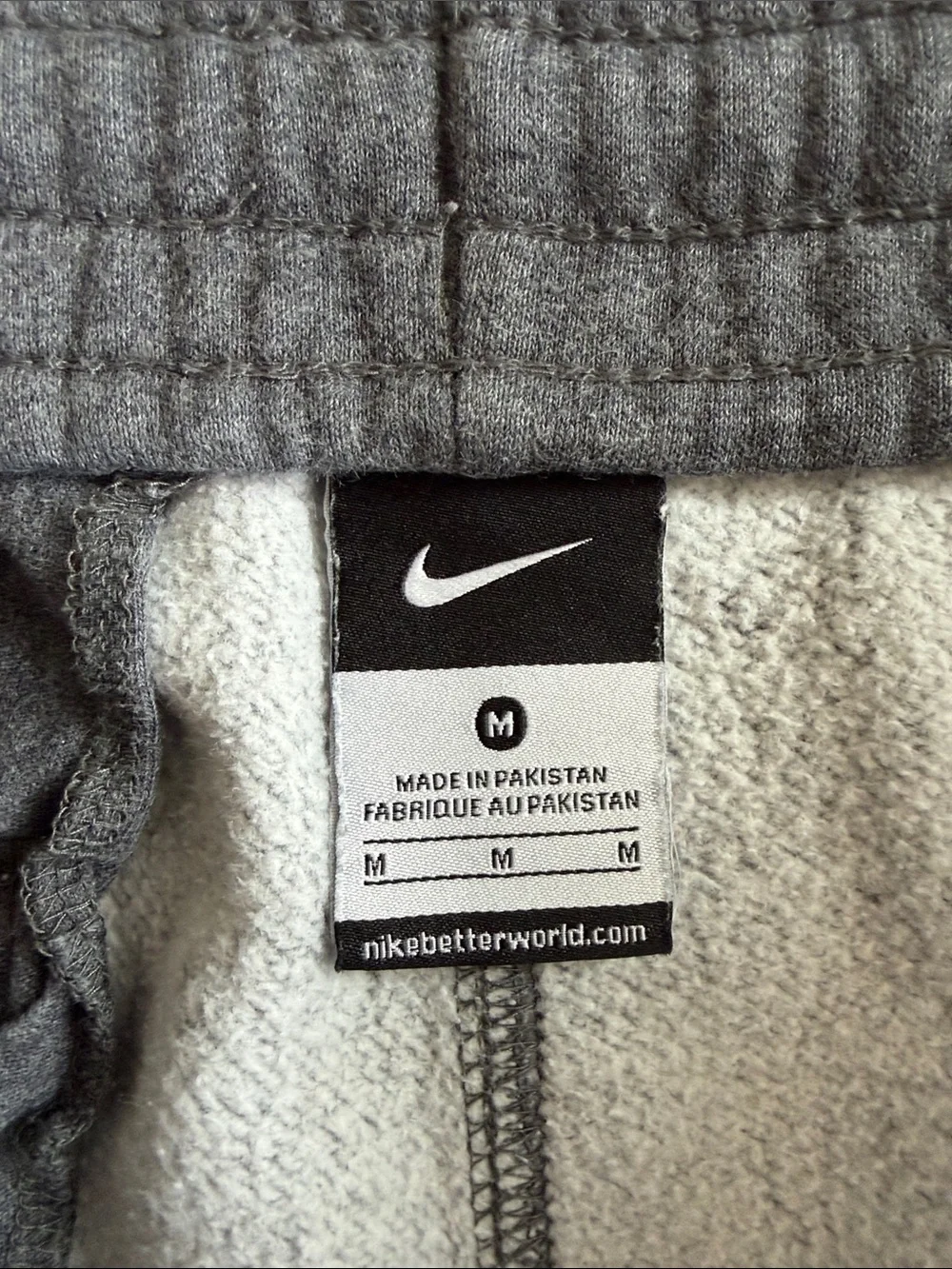 Nike Charcoal Gray Men's Cargo Sweatpants with Swoosh